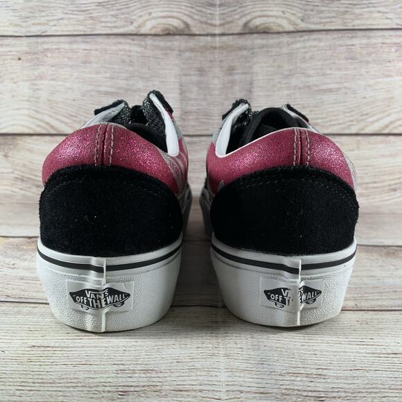 Vans Old Skool Platform After Dark Womens Size 8 Pink Blue Black Summer - Picture 6 of 13